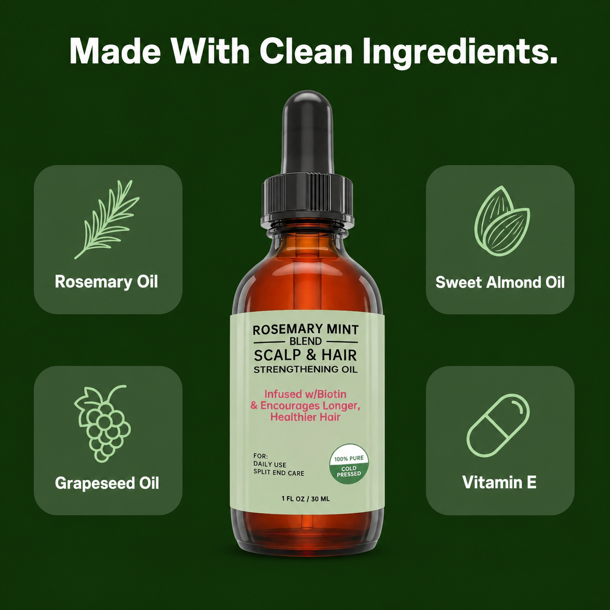 LuxaGlow® Healthy Hair Drops