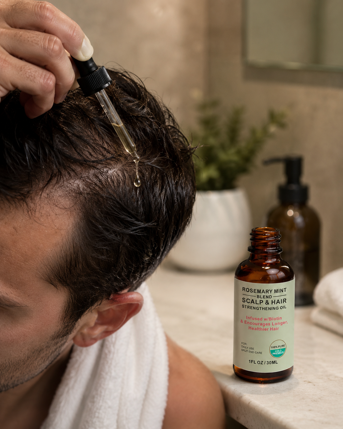 LuxaGlow® Pre-Wash Scalp Oil